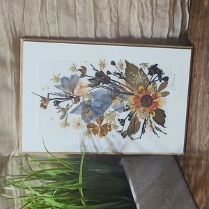 Pressed Flower Plaque